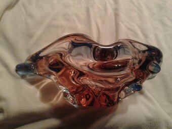 Skleněný popelník a váza - 2