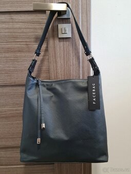NOVÁ Kožená kabelka Tara dolaro, zn. Facebag - 2
