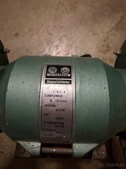 dvoukotoučová nástěnná bruska - 2