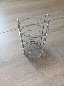 stojan na příbory nerez kulatý - 2