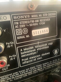 Receiver SONY STR-DB 2000 - 2