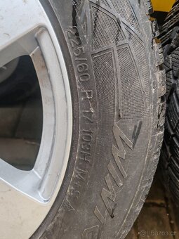 Alu kola 5×114.3 zimní gumy 225/60/17 - 2