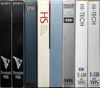VIDEOKAZETY VHS-BASF, TDK, SONY ... - 2
