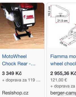 Držák zadního kola Fiama - 2