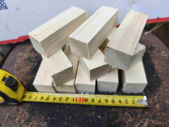 Lipové hranolky na figurky, různé rozměry na přání - 2