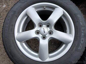 Prodám sadu ALU kol Rial 235/60R17 zimní - 2