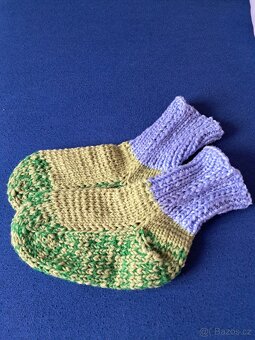 Ručně pletené ponožky - 2