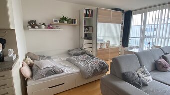 Rozkládací postel bila - 2