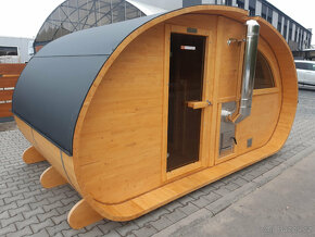 Oválná sauna s odpočívárnou - 2