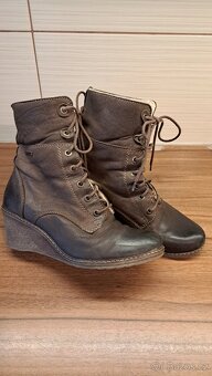 Lasocki,kožené kozačky vel.38 - 2