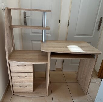 Psací stůl Wiking, dub sonoma - 2