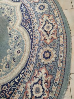 Kulatý vlněný koberec 200 cm - 2