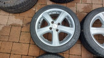 ALU letní 15", OPEL, 4 ks, rozteč 4x100mm, pneu 195/45/15 - 2