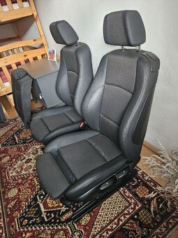 Sedadla BMW E82/E88 polokůže SUPER STAV - 2