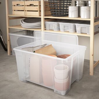 Prodám - Uložené boxy IKEA Samla 76x56x43cm - 2