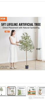 Umělý olivovník 155cm výška - 2