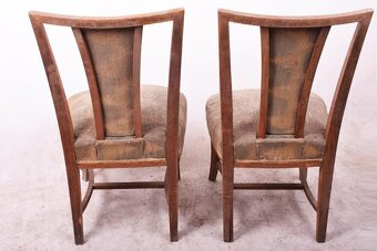ArtDeco pár židlí 1920-1930 původní stav - A - 2