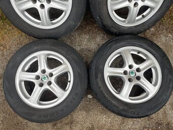 Alu kola 5x100 R15 pneu letní 195/65 R15 - 2