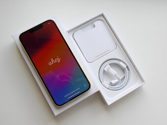APPLE iPhone 14 512GB Žlutý - ZÁRUKA - JAKO NOVÝ-100%BATERIE - 2