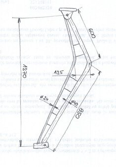 Držáky člunu - 2