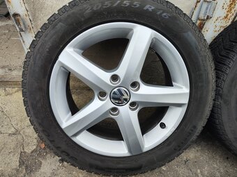 16"alu sada Aspen 5x112 origo Golf 6 5 Caddy Touran Jetta - 2