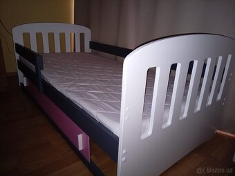 Dětská postel 160x80 s matrací - 2