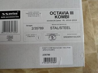 Ochranná lišta zadního nárazníku Škoda Octavia 3 - 2