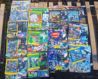 Lego časopisy s hračkou lego od marvel dc star wars atd - 2