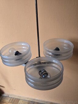 Starý lustr tři skla - 2