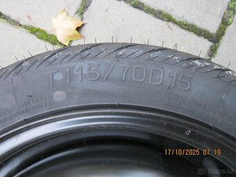 dojezdové kolo 115/70 R15 4x114,3 - 2