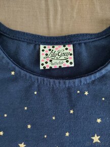 Dívčí (vánoční) modré šaty Lily grey, velikost 98 - 2