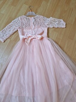 Dívčí družičkové šaty vel:140 - 2