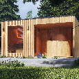 Saunový domek 5 × 2,2 m – Sauna finska - 2