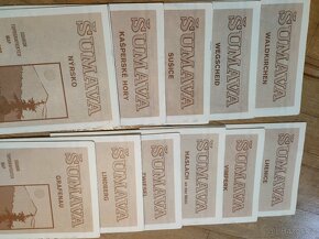 Soubor map Šumava Naše vojsko - 2