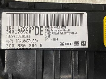 Palubní deska černá 3C1857004AJ VW Passat CC r.v. 2009 - 2