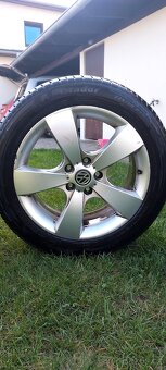 Alu kola 225/50 r17 5x112 letní pneu vw skoda - 2