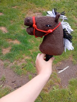 Hobby horse na prodej+parelka a vodítko+ tyč - 2