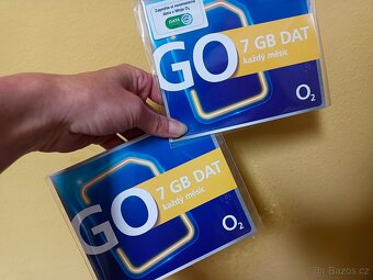 O2 super čísla 607 499 993 a 607 499 996, nové, 7 GB dat - 2