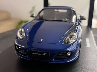 1:18 PORSCHE CAYMAN R - Blue - GT-Spirit Limited - 2