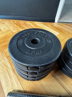 Nakládací činkový set HS 2x10 kg - 2