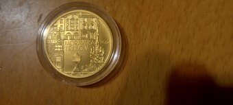 zlatá mince ČNB 5000Kč Moravská Třebová,b.k. - 2