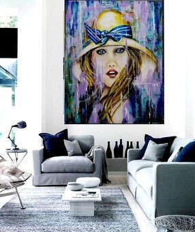 Dívka v žlutém klobouku - 2