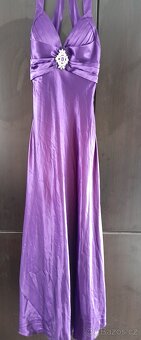 Plesové šaty fialové - 2