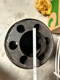 Teplovzdušný výměník na kouřovod 150 mm NEPOUŽITÝ - 2