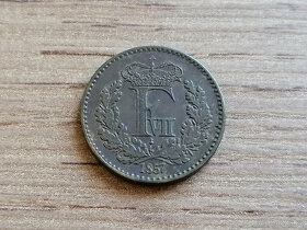 Mince 1/2 Skilling 1857 král Fridrich VII. Dánské království - 2