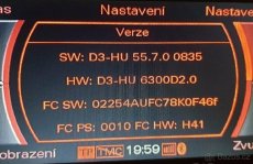 Čeština Audi MMI 2G, RNS-E
 - 2