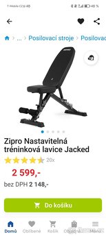 Šikmá posilovací lavice - 2