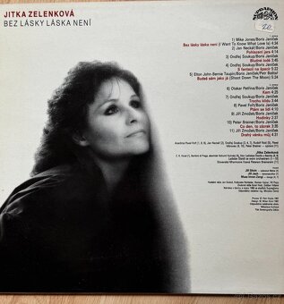 LP Jitka Zelenková - Bez lásky láska není - 2