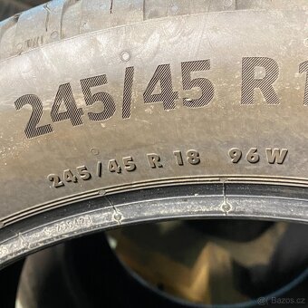 Letní pneu 245/45 R18 96W Continental 4-4,5mm - 2