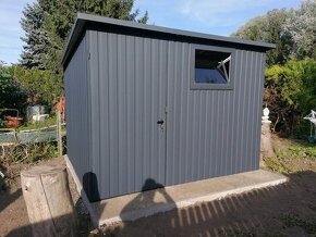 Plechová garáž 3x3 m - 2